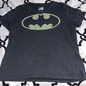 Under Armour Black Batman Short Sleeve T-Shirt